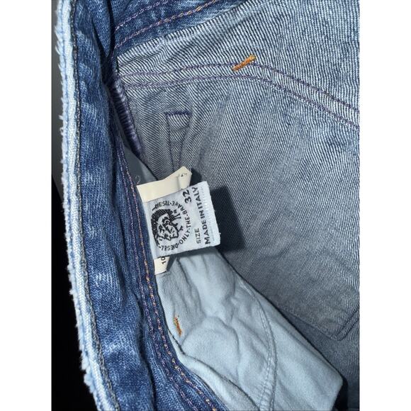 VTG 2001 Diesel Industry Italian Bootcut Low Rise Button Fly Mens 32x30 - Picture 8 of 9